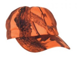 Deerhunter Cumberland Cap w. Neck Cover oranje camouflage pet