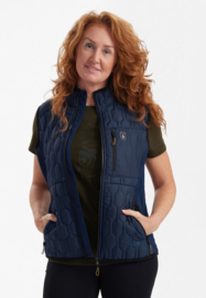 Deerhunter Lady Mossdale Quilted Waistcoat Blue dames bodywarmer