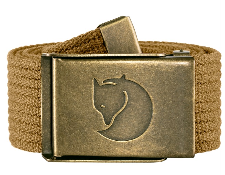 Fjällräven Canvas Brass Belt Buckwheat Brown riem