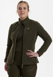 Deerhunter Lady Chasse Fleece groen dames fleecevest