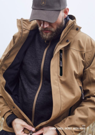 Deerhunter Sarek Shell Jacket with Hood heren jack