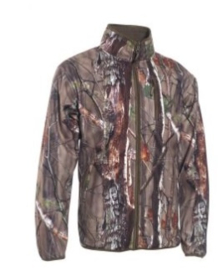 Deerhunter Gamekeeper reversible fleece jacket 5526 camouflage naar groen