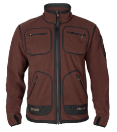 Härkila Kamko Fleece Jacket Reversible Green Bordeaux