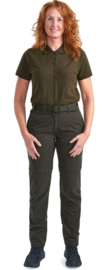 Deerhunter Lady Slogen Zip-Off Trousers Timber groen afritsbare damesbroek maat 38