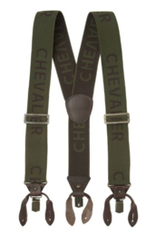 Chevalier Logo Suspenders Braces for Buttons and with Clips bretels