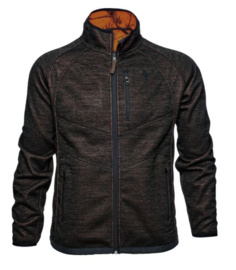 Seeland Kraft Reversible Fleece oranje camo naar bruin maat L