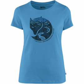 Fjällräven Arctic Fox Print dames t-shirt