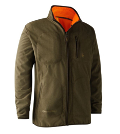 Deerhunter Gamekeeper Bonded Fleece Jacket reversible oranje/groen