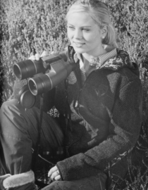 Hubertus Walk Strick Oliv wollen dames vest