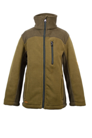 Hubertus Kinder Oliv/Braun Fleece jack