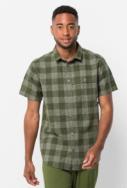 Jack Wolfskin Highlands shirt heren overhemd korte mouw