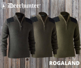 Deerhunter Rogaland Knit  with Zip Neck herentrui