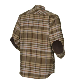 Härkila Eide Shirt Khaki Check heren overhemd maat 4XL