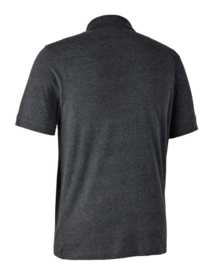 Deerhunter Gunnar Polo Dark Grey heren polo shirt