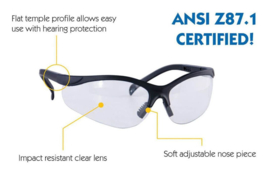Caldwell Pro Range Shooting Glasses schietbril