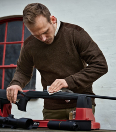 Härkila Arran Pullover Slate Brown ronde hals trui