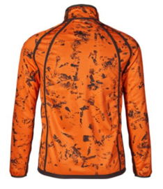 Seeland Vantage Reversible Fleece oranje camo naar groen