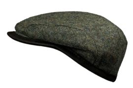 Skogen Tweed Flatcap Grun Melange