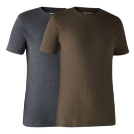 Deerhunter Basic 2-pack T-shirts heren