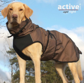 Active cape elastic light honden jas