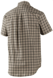 Seeland Burley Shirt SS Brindle green overhemd korte mouw maat M