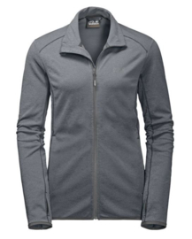 Jack Wolfskin Hydropore Jacket Women Tarmac Grey dames fleece