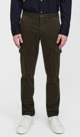 Sunwill Cargo Trousers Fitted Fit Dark Green heren broek
