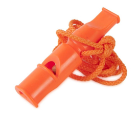 Acme 640 combinatie hondenfluit oranje dubbele toon met koord