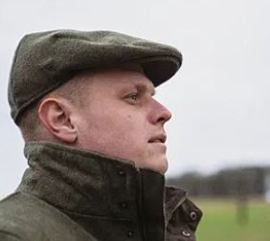 Seeland Hillside Sixpence Flat Cap tweed pet