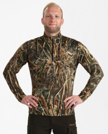 Deerhunter Game ½-Zip T-shirt L/S camouflageshirt