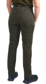 Deerhunter Lady Slogen Zip-Off Trousers Timber groen afritsbare damesbroek maat 38