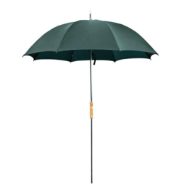 Uitschuifbare groene jachtparaplu