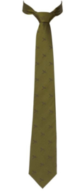 Härkila Retrieve Pheasant Silk Tie stropdas met vliegende fazanten