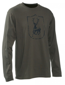 Deerhunter Logo met Hert T-shirt lange mouwen