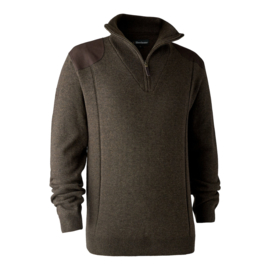 Deerhunter Sheffield Knit  with Zip-neck Heren trui