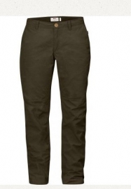 Fjällraven Sörmland Tapered Trousers W Dark Olive dames broek