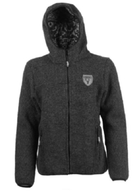 Hubertus Walk Strick Oliv wollen dames vest