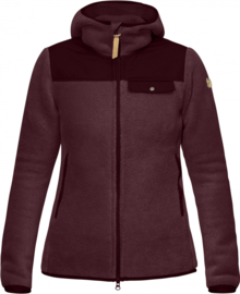 Fjällräven Singi Fleece Hoodie W Dark Garnet dames fleecejack maat M