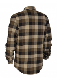 Deerhunter Marvin Shirt Green Beige Check overhemd 43/44