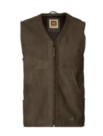 Härkila Pro Hunter Leather Waistcoat leren bodywarmer