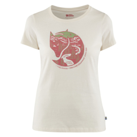 Fjällräven Arctic Fox Print T-shirt W Chalk White