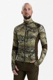 Deerhunter Excape Insulated Cardigan Camo vest shirt met rits