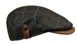 Skogen Geruite Flatcap met Kashmir