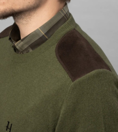 Härkila Arran Pullover Olive ronde hals trui