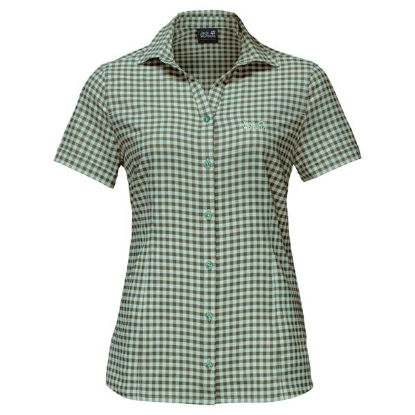 Eerbetoon Herstellen gelei Jack Wolfskin Kepler Shirt Delta Green dames blouse XL | Korte mouw dames  blouses en shirts | Mets Jachthuis