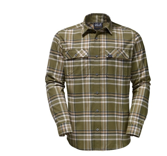 textuur een beetje grafisch Jack Wolfskin Valley heren overhemd | Overhemden | Mets Jachthuis
