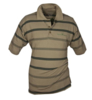 Hubertus polo shirt gestreept