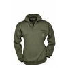 Hubertus sweater met polokraag en wild borduring
