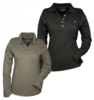 Hubertus dames polo shirt met lange mouw