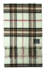 Skogen Cashminkschal 30x180cm wollweis geruite sjaal